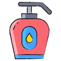 Obraz premium Hand drawn Soap illustration icon