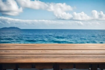 Fototapeta na wymiar wooden pier on the sea, Ultra High HD Quality