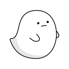 ハロウィンのおばけアイコン