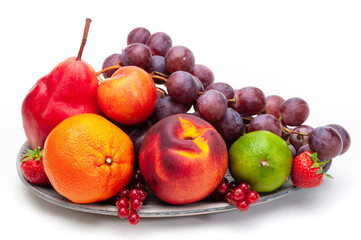 Naklejka na ściany i meble fresh and healthy mixed fruits