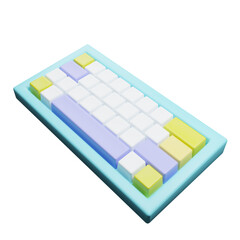 keyboard 3d model