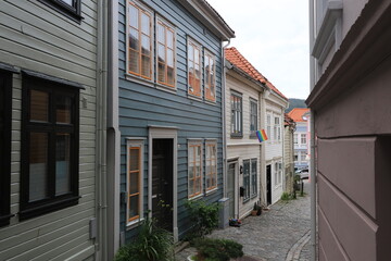 Obraz premium Bergen, maisons en bois