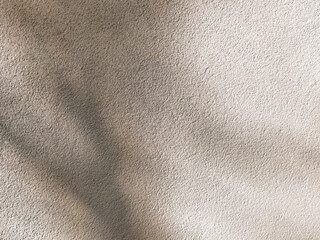 Plaster cement wall with deep abstract shadows on it. Concrete grunge texture, beige background. - 635391697