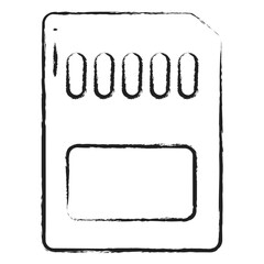 Line Memory card icon