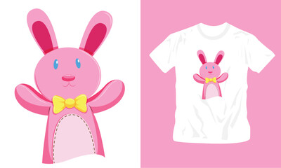 Children toys graphics t-shirt design of teddy bear vector illustration for t-shirt editable template