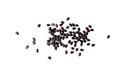 Watermelon Seeds, Water Melon Black Seed Pile, Small Black Kernels