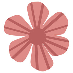 Pink flower illustration