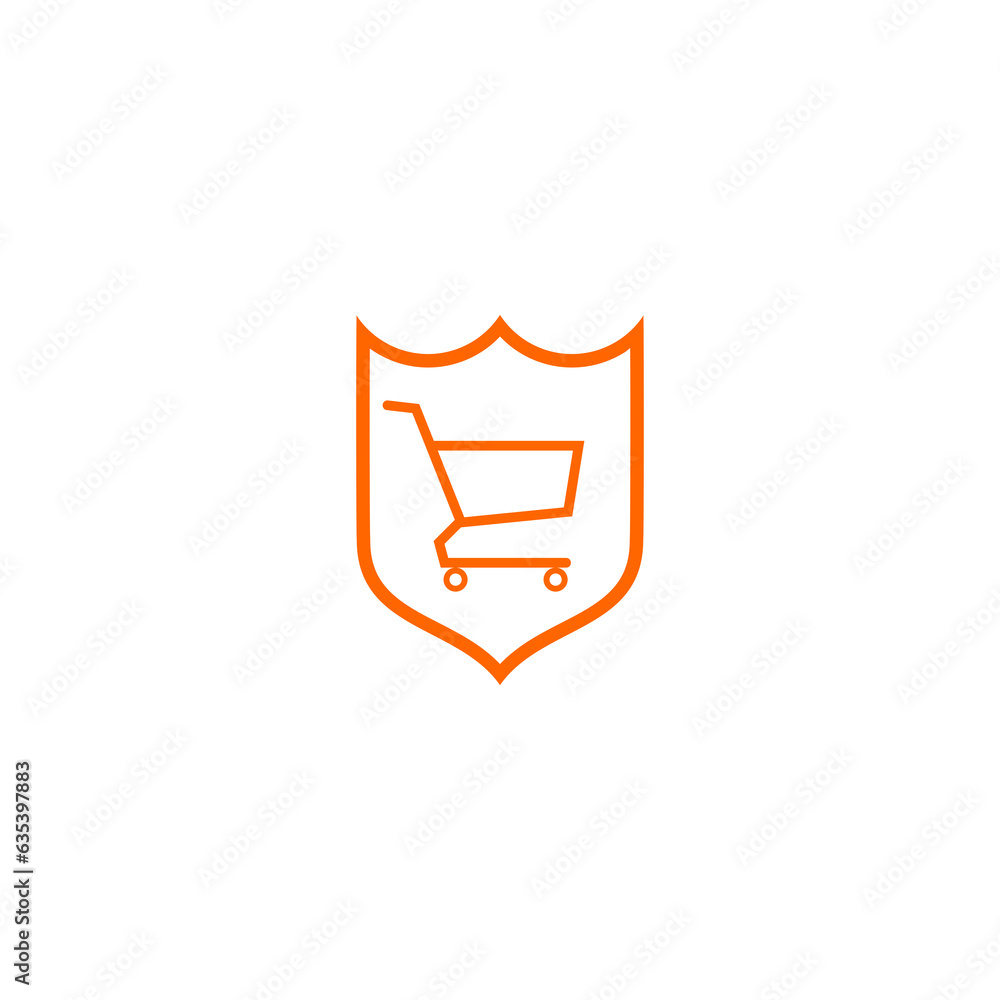 Poster security padlock icon isolated on transparent background