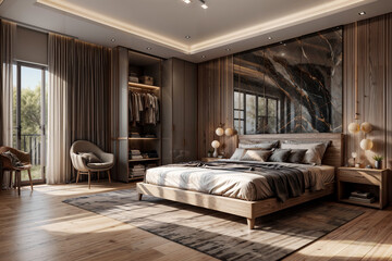 interior of a bedroom