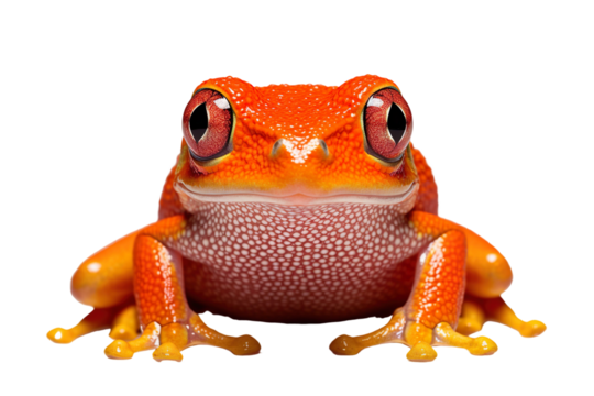 Tree frog cut out. Generative AI