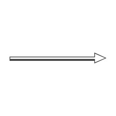Line arrow illustration