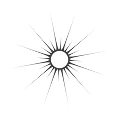 Sun shape illustration