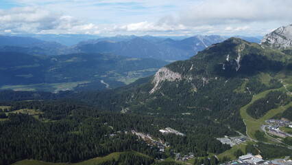 Fototapeta premium Nassfeld ski resort, mountains, Austria