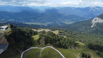 Nassfeld ski resort, mountains, Austria