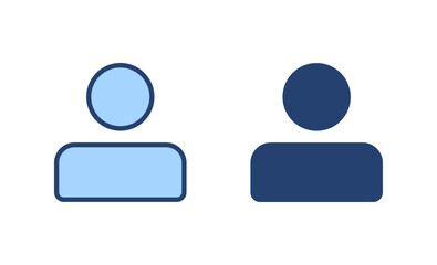 User icon vector. person sign and symbol. people icon.