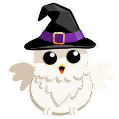 owl with hat