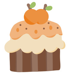 Orange cupcakes 