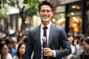 Naklejka premium Candid Confidence - stock photo concepts