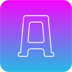 Plastic Stool Icon