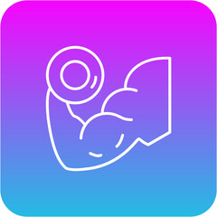 Obraz premium Arm Workout Icon