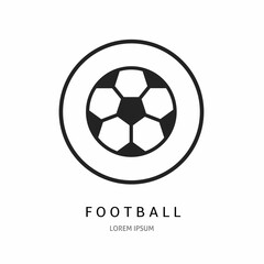 Obraz premium Logo vector design for business. Football logos.