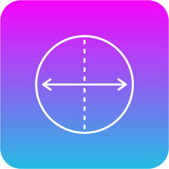 Diameter Icon