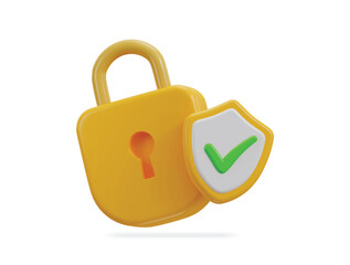 3d security verified icon