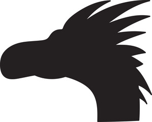 Dinosaur Head Silhouette