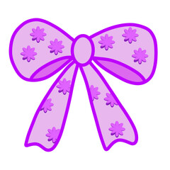 butterfly with bow