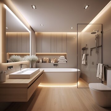 light modern bathroom