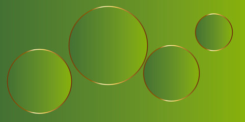 Green easter egg with pattern circle template illustration business banner design.