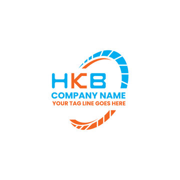 HKB letter logo creative design with vector graphic, HKB simple and modern logo. HKB luxurious alphabet design  