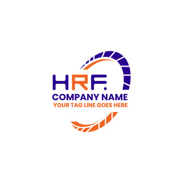 HRF letter logo vector design, HRF simple and modern logo. HRF luxurious alphabet design  