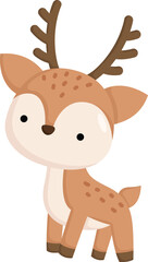 a vector of a deer 