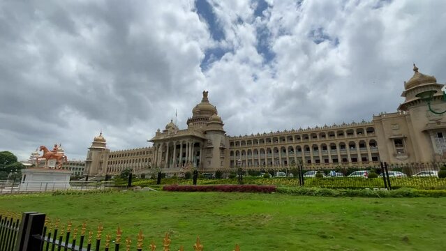 Vidhana Soudha Building In Bangalore, Karnataka, India