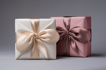 gift korean bojagi box with ribbon