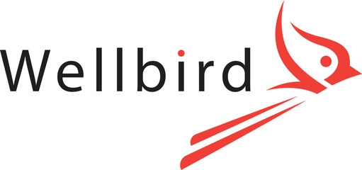 bird or  line vector logo
