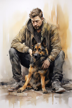Ai un barbone col suo cane 02
