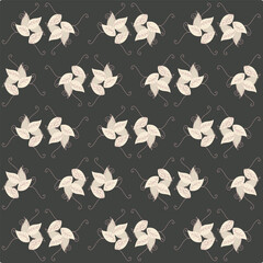 Wheat seamless pattern. Repeating malt texture. Repeated bakery background. Repeat barley grain for design print. Agriculture wallpaper. Simple bread border. Harvest ear of wheat. Vector illustration