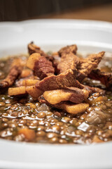 Lentil Soup In Bowl