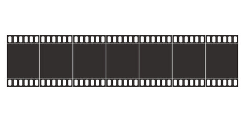 Old retro cinema movie strip