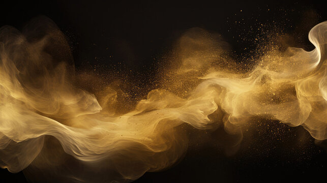 Dust particles in suspension 
