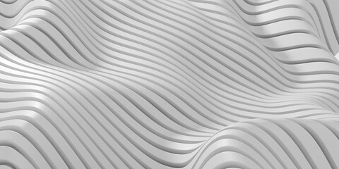 Wavy glossy abstract stripes background