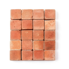 Obraz premium Red brick tile texture background