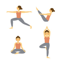 ヨガポーズセット