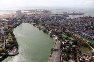 Obraz premium aerial view