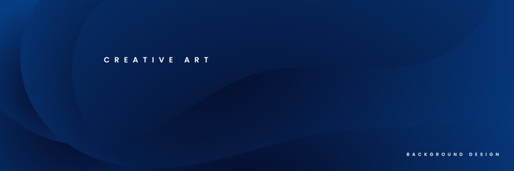 dark blue abstract wave background