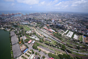 Fototapeta na wymiar aerial view
