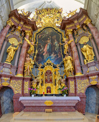 Interior of Church Kirchberg am Wechsel Austria