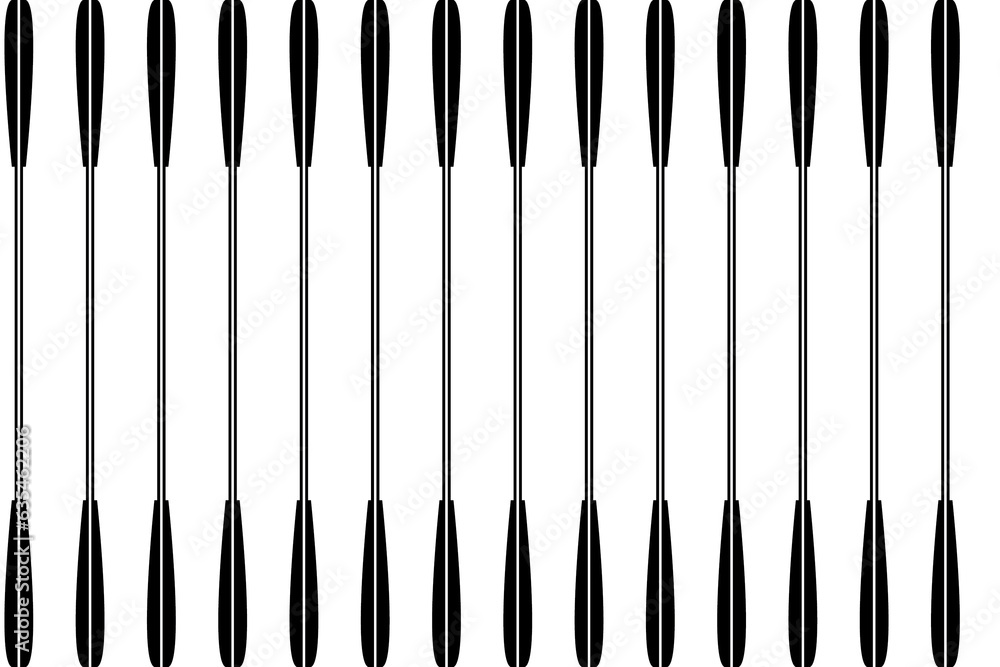 Poster vertical of stripe pattern vector. design cotton buds lines black on white background. design print 
